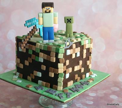 Minecraft for Matthew - Cake by Sweet Dreams by Heba 