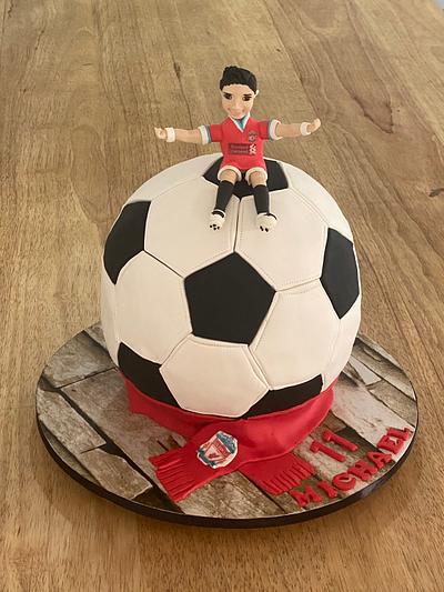 Soccer! - Cake by Rhona