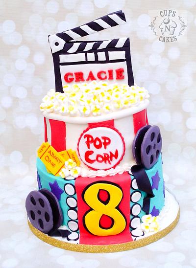 Movie Cake  - Cake by Cups-N-Cakes 