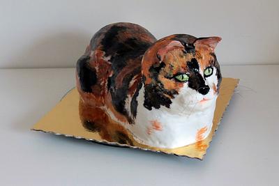 3D cat cake - Cake by Judit
