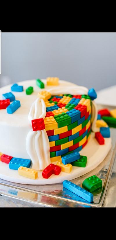 LEGO Grooms Cake - Cake by Cakes For Fun
