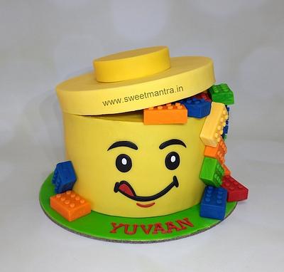 Lego theme cake - Cake by Sweet Mantra Homemade Customized Cakes Pune