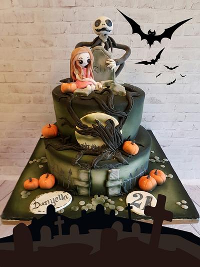 Halloween Tim Burton style - Cake by Trace of Cakes