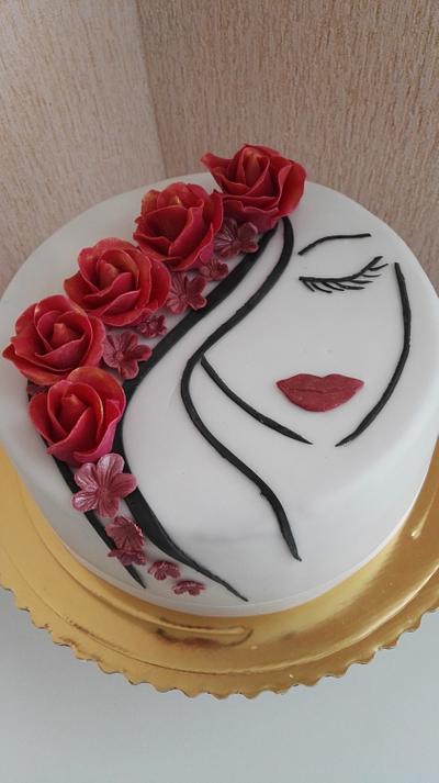 Romantic girl - Cake by Jarushka
