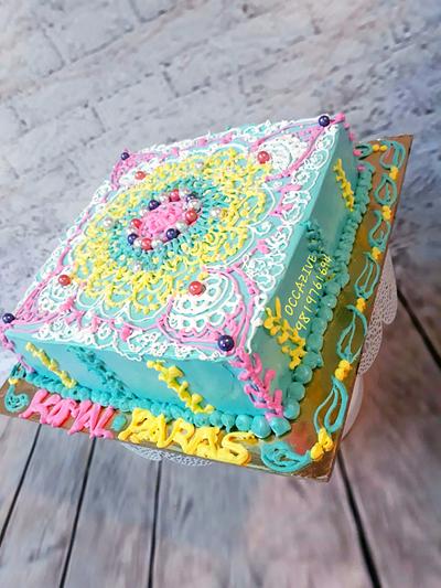 Wedding Henna cake - Cake by OCCAZIVE CAKES N DESSERTS