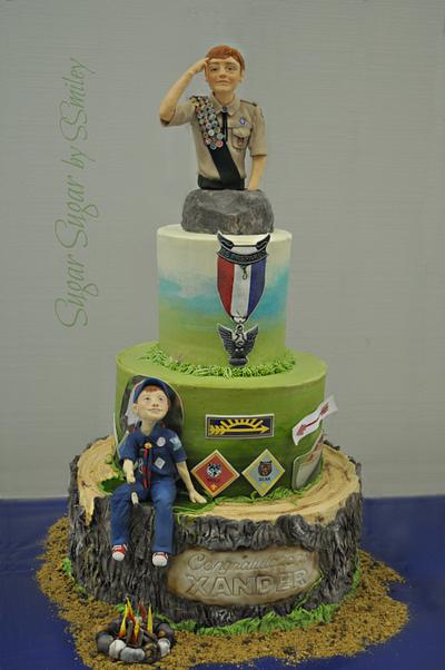 Eagle Scout, Xander - Cake by Sandra Smiley