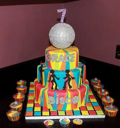 Disco cake - Cake by Andrias cakes scarborough