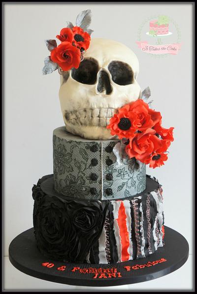 Sexy Goth - Cake by Jo Finlayson (Jo Takes the Cake)