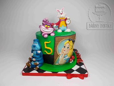 Alice in wonderland  - Cake by cakeBAR