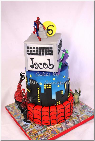 Spiderman Cake - Cake by Helen Campbell