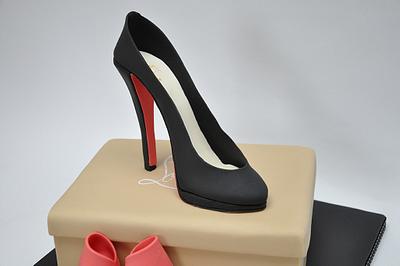First Shoe Cake - Cake by Sue Field