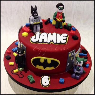 Lego Batman - Cake by Zoepop