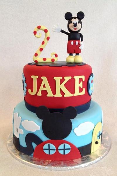 Mickey Mouse Birthday Cake - Cake by Dakota's Custom Confections