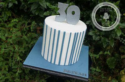 30th Birthday Cake - Cake by Let's Eat Cake