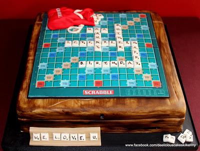 Scrabble - Cake by Deelicious Cakes