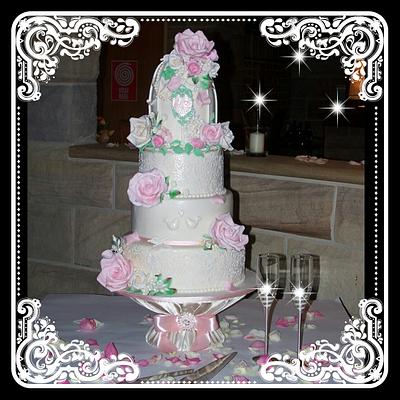 Wedding cake - Cake by The Custom Piece of Cake