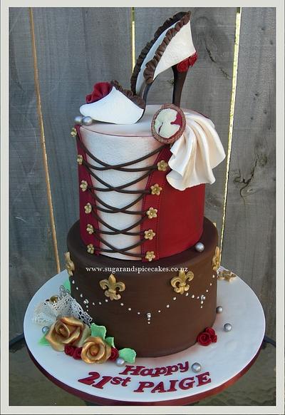 Moulin Rouge Cake ~ - Cake by Mel_SugarandSpiceCakes