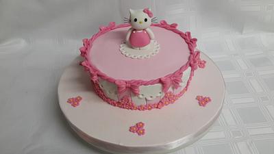 Hello Kitty - Cake by Tascha's Cakes