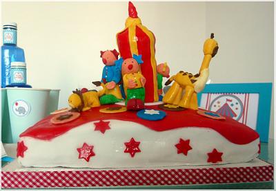 CIRCUS BIRTHDAY CAKE - Cake by MartaBlay