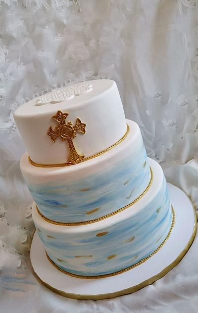 Baptism  - Cake by Enza - Sweet-E