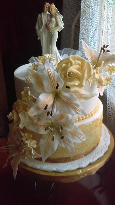 A wedding cake - Cake by Silva