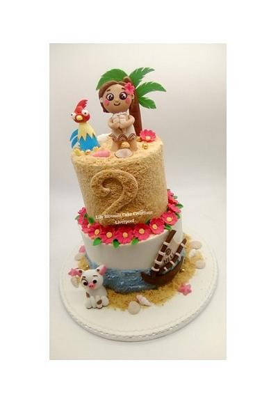 Moana 2nd Birthday Cake - Cake by Lily Blossom Cake Creations