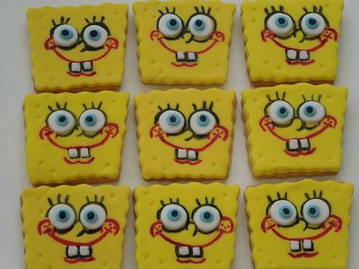 Spongebob cookies - Cake by Crescentcakes