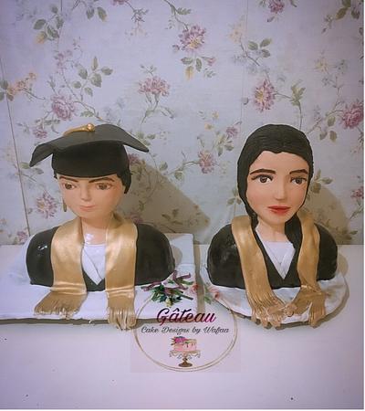 Graduation bust cake - Cake by Wafaa mahmoud