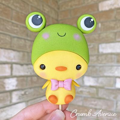 Frog Duck Cake Topper ;) - Cake by Crumb Avenue
