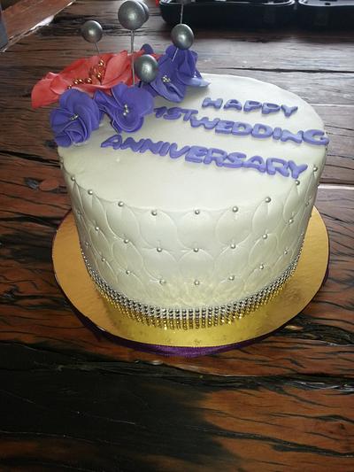 wedding anniversary cake - Cake by Bespoke Cakes