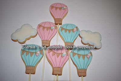 Hot air balloon cookies - Cake by Daria Albanese
