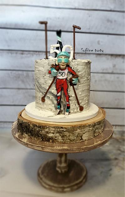Skier:) - Cake by SojkineTorty