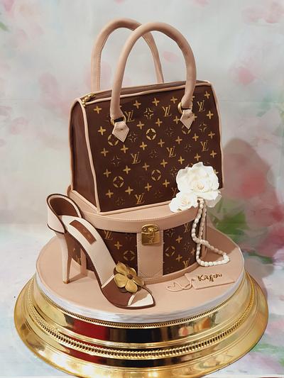 Vuitton cake - Cake by ClaudiaSugarSweet