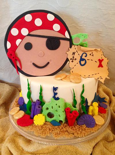Pirate Cake - Cake by Maggie Rosario