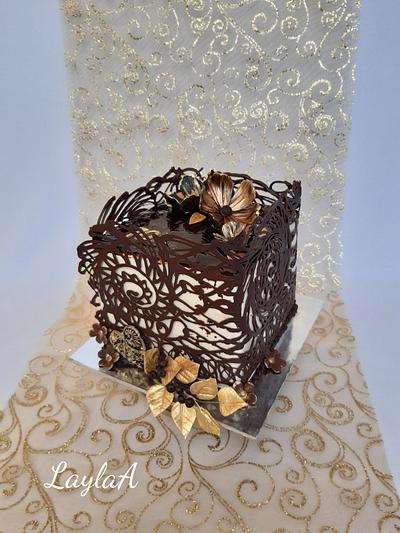 Chocolate birthday cake - Cake by Layla A