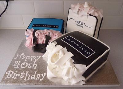 Shopping Bags - Cake by Sharon Todd
