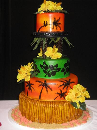 island wedding - Cake by cindy