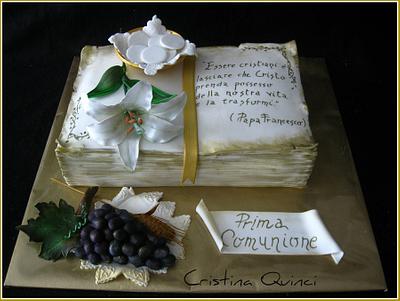 first communion cake - Cake by Cristina Quinci
