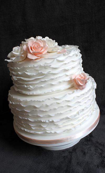 Tender wedding cake - Cake by Kateřina Lončáková