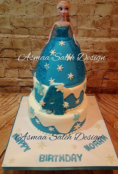 Elsa cake  - Cake by Asmaa Saleh 