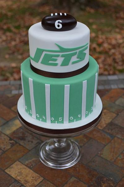 NY Jets Cake - Cake by Elisabeth Palatiello