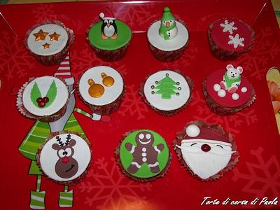 Christmas cupcakes - Cake by Tortedicorsa
