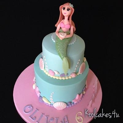 Pretty mermaid cake  - Cake by Jen C
