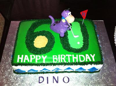 60th Birthday Dino Cake  - Cake by Blissful Bites