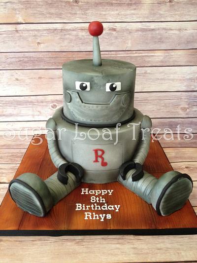 Rhys' Robot Cake - Cake by SugarLoafTreats