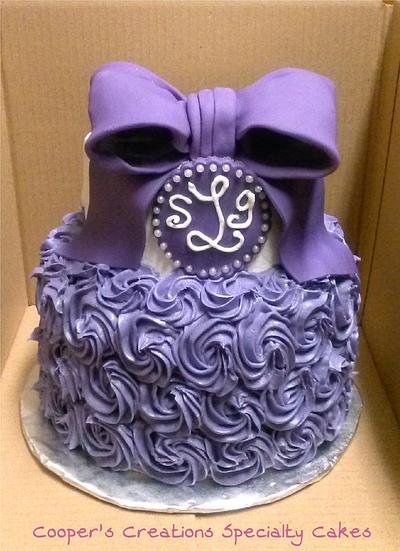 A passion for purple - Cake by Sharon Cooper