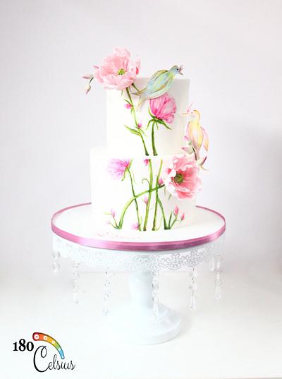 The Love Bird's Story - Wedding Cake - Cake by Joonie Tan
