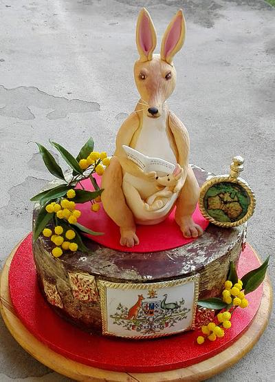 Australia Birthday cake  - Cake by babkaKatka