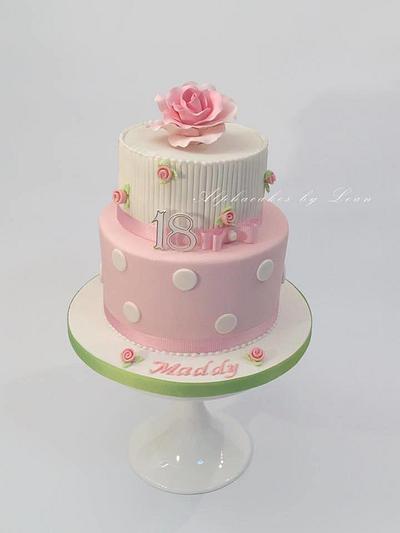 18th Birthday cake - Cake by AlphacakesbyLoan 
