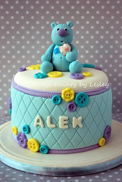Christening Cake and Cupcakes - Cake by All Things Dainty by Lesley